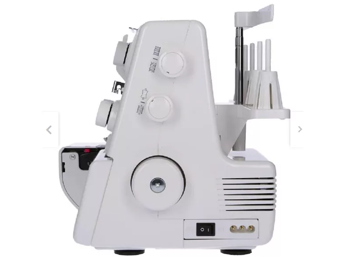 MÁQUINA DE COSER OVERLOCK JANOME PORTABLE COLOR BLANCO 220V 2