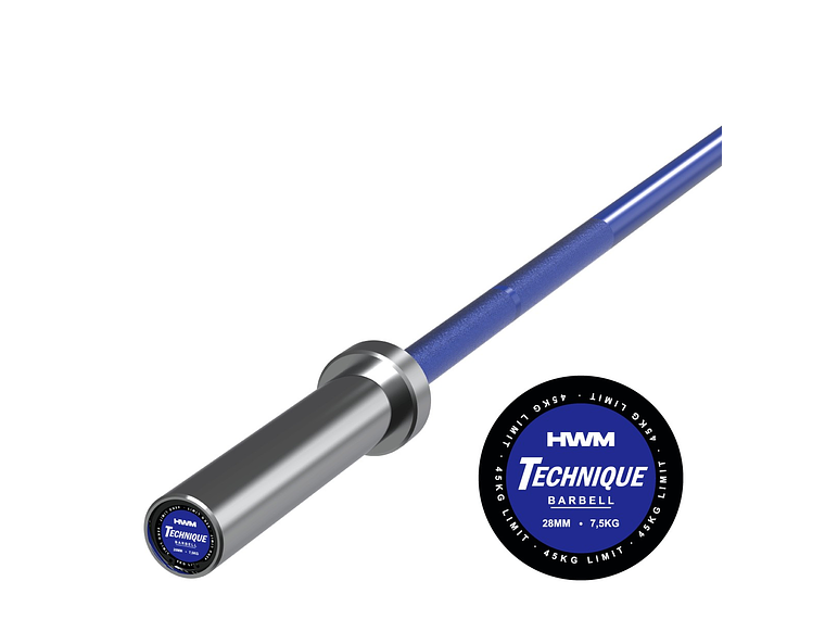 Barra Olímpica 7.5kg Blue Technique Series | HWM 1