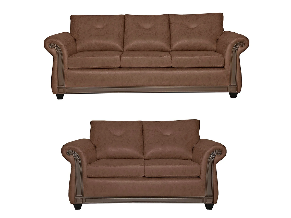 JUEGO DE LIVING 3 2 BRISTOL CAFÉ 1