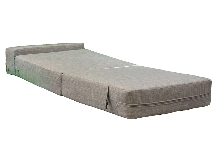 SOFÁ GAEX ESPUMA LINO GRIS CAMA 4