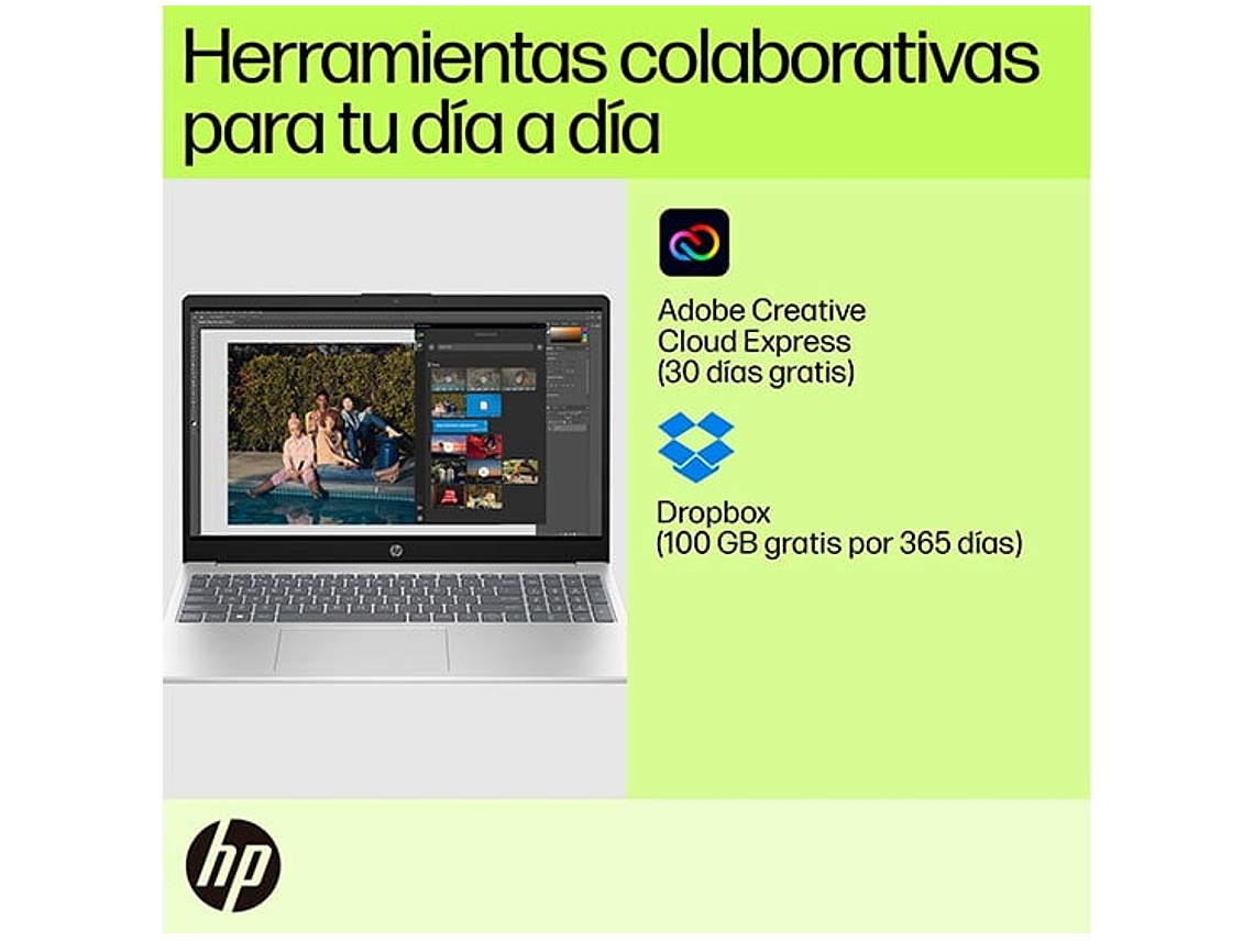 NOTEBOOK HP 15-FD0048LA INTEL CORE I5 8 GB RAM 512 GB SSD 15.6