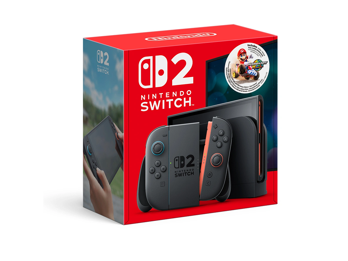CONSOLA NINTENDO SWITCH 2 + JUEGO MARIO KART WORLD 2