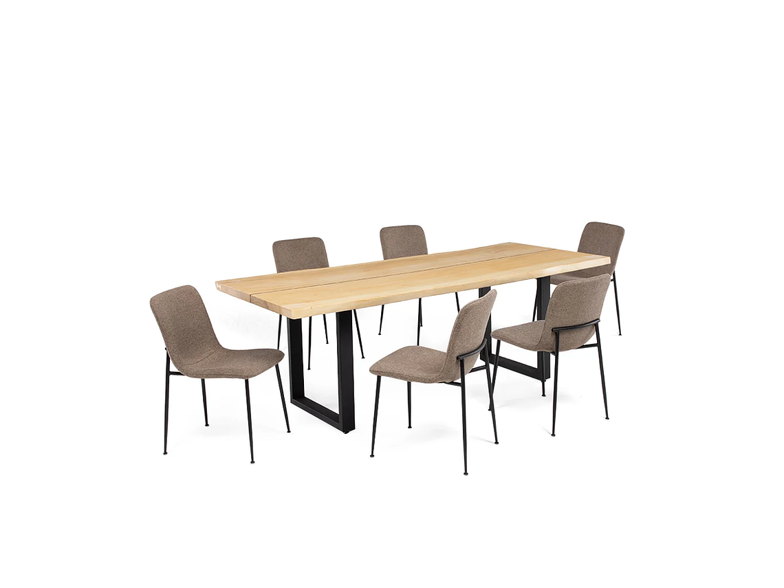 MESA DE COMEDOR THE POPULAR DESIGN SYDNEY YL NATURAL 7