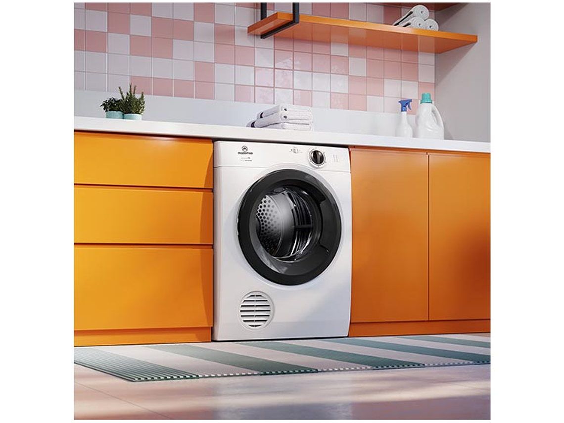 SECADORA DE ROPA POR VENTILACIÓN MADEMSA 7D BZG 7KG BLANCO 6