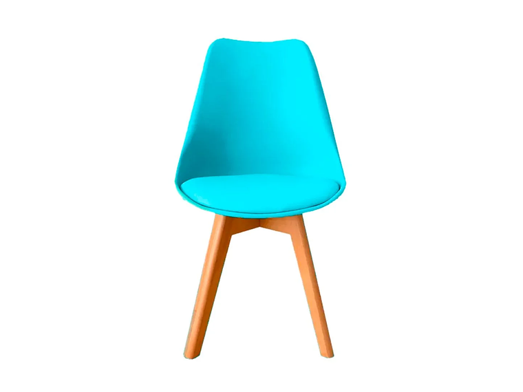 PACK 6 SILLAS DE COMEDOR TULIP ACOLCHADA 4