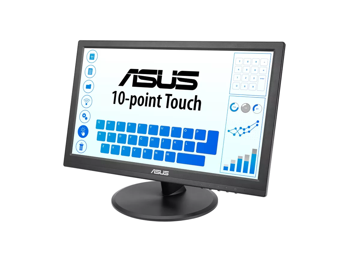 ASUS MONITOR TOUCH LED VT168HR 15.6' HD 10 PUNTOS TÁCTILES NEGRO 5