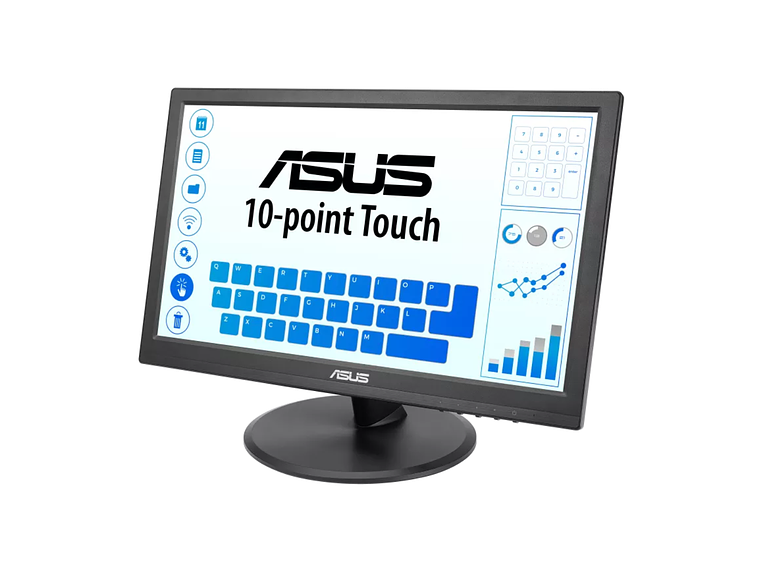 ASUS MONITOR TOUCH LED VT168HR 15.6' HD 10 PUNTOS TÁCTILES NEGRO 5