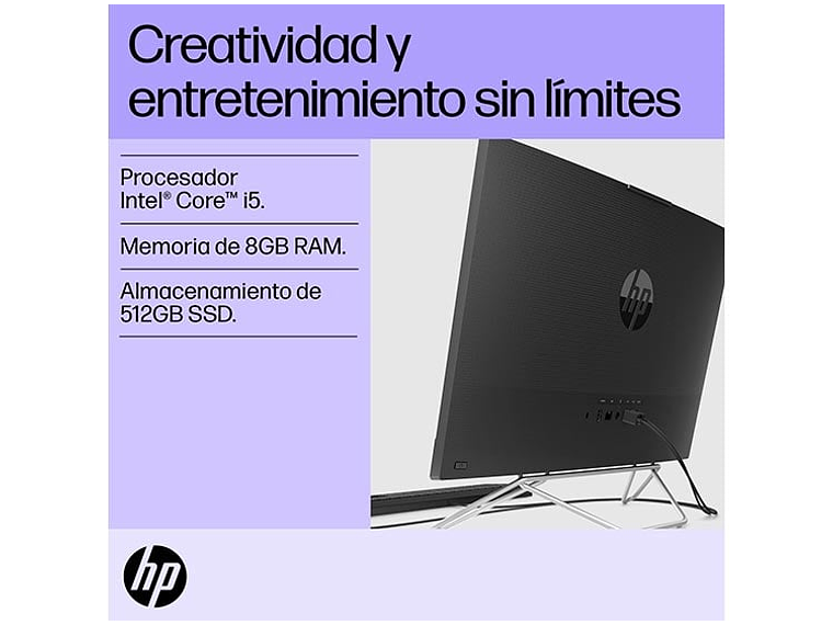 ALL IN ONE HP 24-CB1027LA INTEL CORE I5 8GB RAM 512GB SSD 23.8