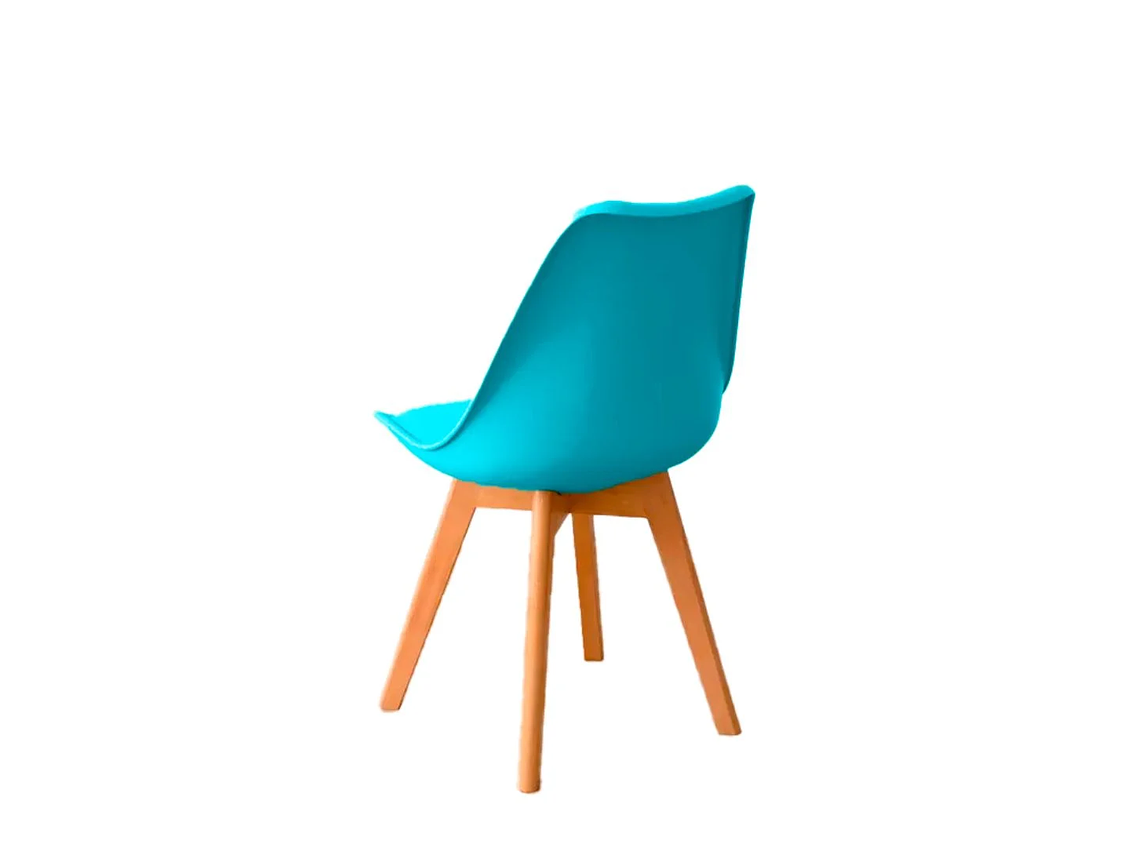 PACK 6 SILLAS DE COMEDOR TULIP ACOLCHADA 6