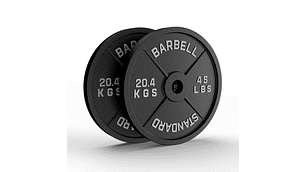 Par Discos Olímpicos 45lb | Barbell Standard