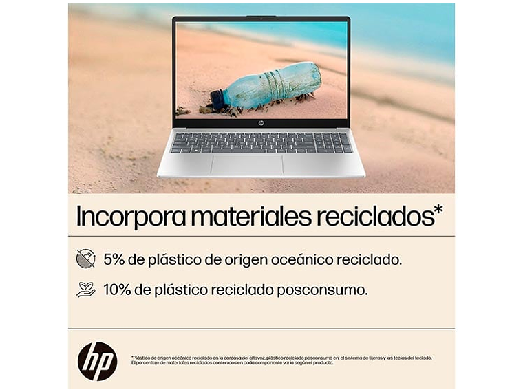 NOTEBOOK HP 15-FD0048LA INTEL CORE I5 8 GB RAM 512 GB SSD 15.6