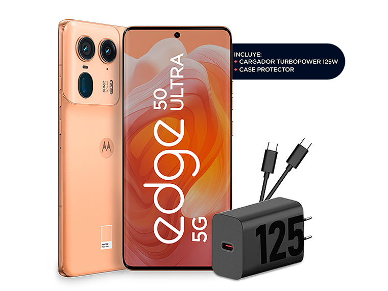 CELULAR MOTOROLA MOTO EDGE 50 ULTRA 6.7” 12 GB 512 GB 50 MP + 50 MP + 64 MP NARANJA 9