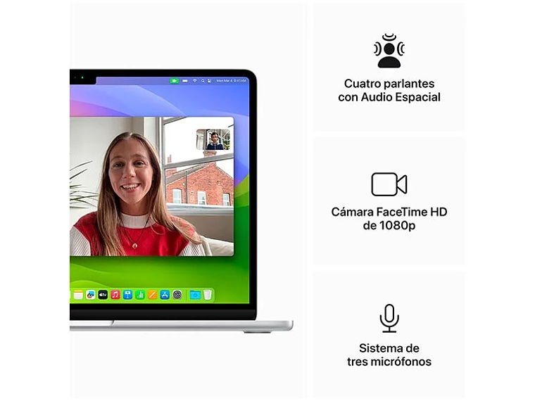 MACBOOK AIR M3 (CPU 8NUC Y GPU 8NUC) 16GB RAM 256GB SSD 13.6