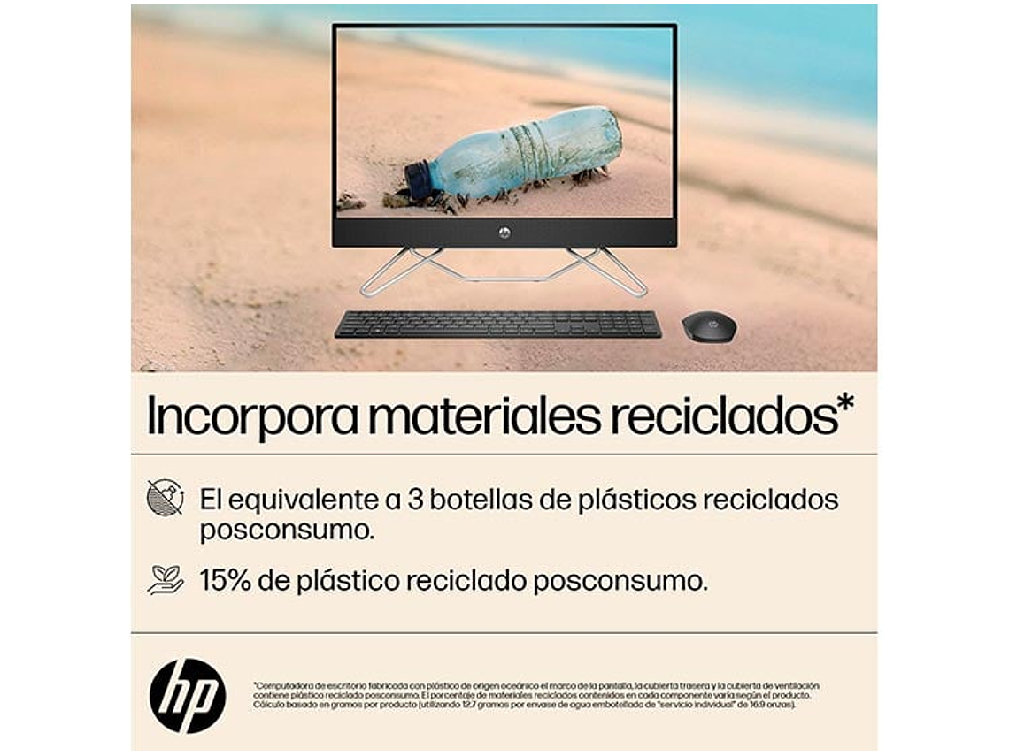 ALL IN ONE HP 24-CB1027LA INTEL CORE I5 8GB RAM 512GB SSD 23.8