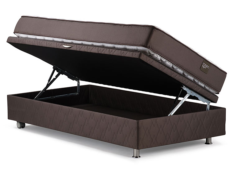 JUEGO DE DORMITORIO ROSEN CAMA BOXET ERGO T 1 PLAZA + SET VENETO 2