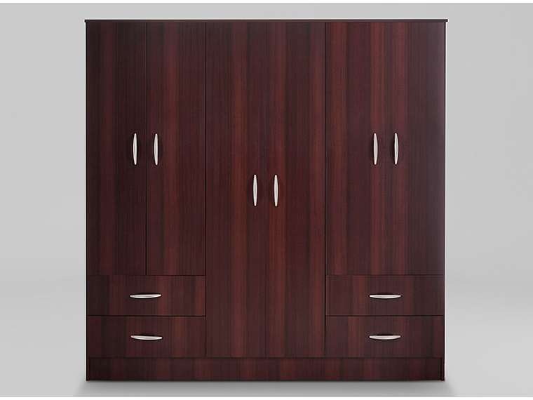 CLOSET CIC MAIPO 6 PUERTAS / 4 CAJONES 180 CM CHOCOLATE 6