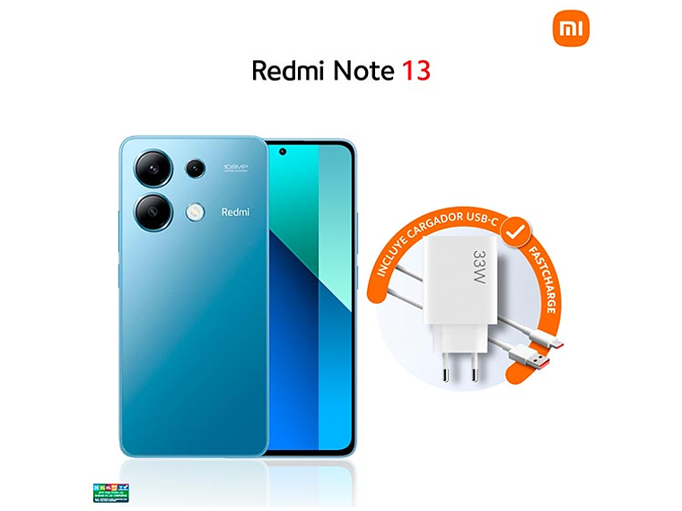 CELULAR XIAOMI REDMI NOTE 13 256 GB 8 GB RAM 16MP 6.6