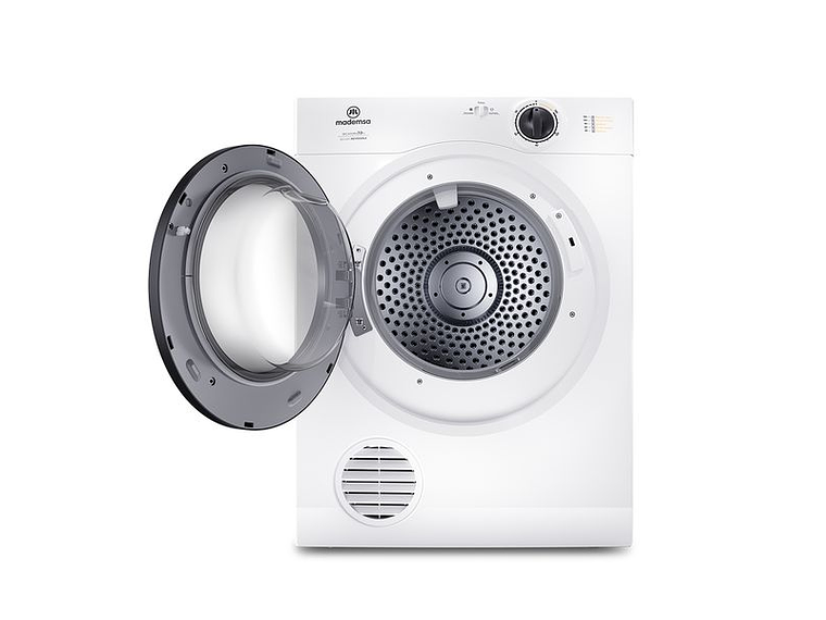 SECADORA DE ROPA MADEMSA 7KG SECADO REVERSIBLE 7D BZG BLANCA 3