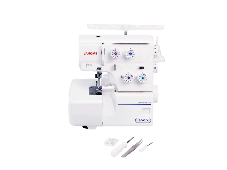 MAQUINA DE COSER OVERLOCK JANOME 8002D 5