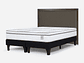 CAMA EUROPEA NEO PLUS KING BD + RESPALDO NOLITA CAFÉ - Miniatura 4