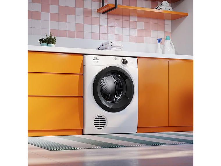 SECADORA DE ROPA MADEMSA 7KG SECADO REVERSIBLE 7D BZG BLANCA 5