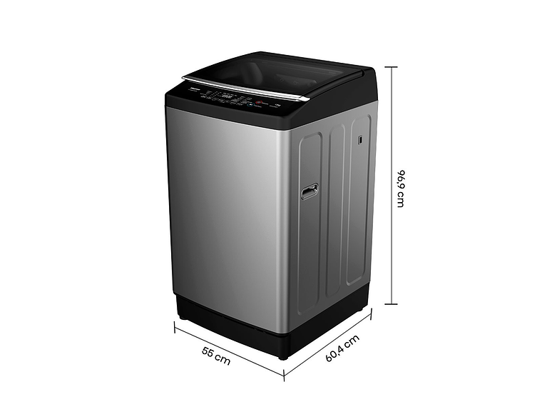 LAVADORA CARGA SUPERIOR HISENSE WT3J1323UT 13KG GRIS 3