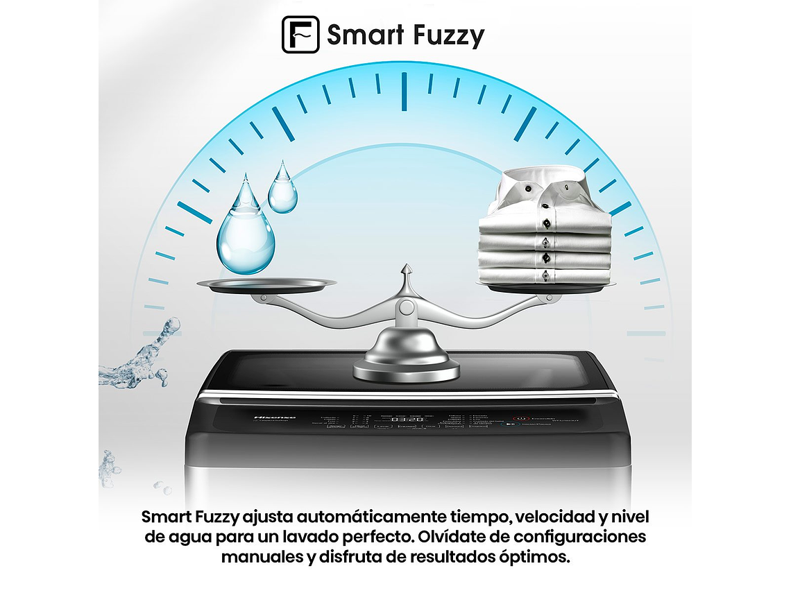 LAVADORA CARGA SUPERIOR HISENSE WT3J1323UT 13KG GRIS 4