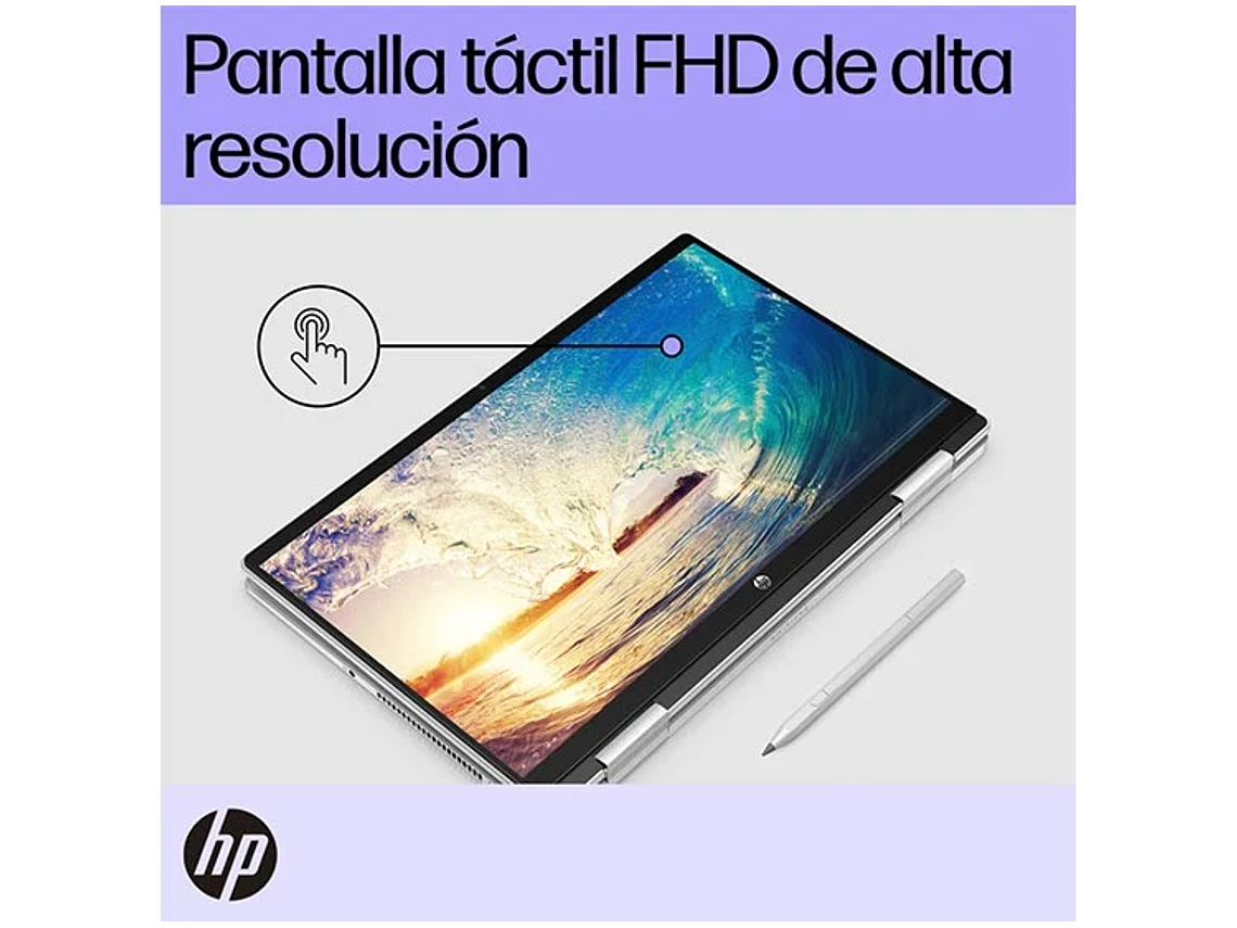 NOTEBOOK HP PAVILION X360 14-EK0010LA INTEL CORE I3 8 GB RAM 512 GB SSD PANTALLA TOUCH 14