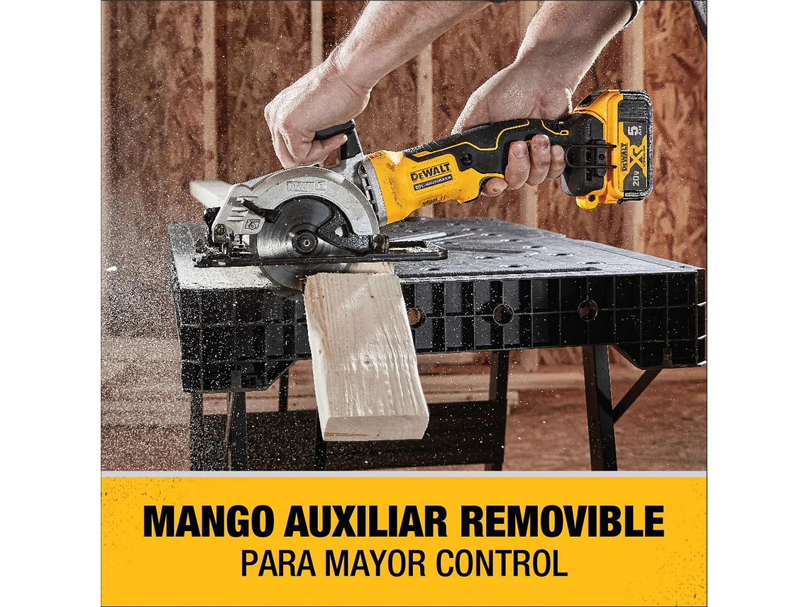 SIERRA DEWALT CIRCULAR 4.1/2 20 V DCS571B SIN BATERIAS METAL 4