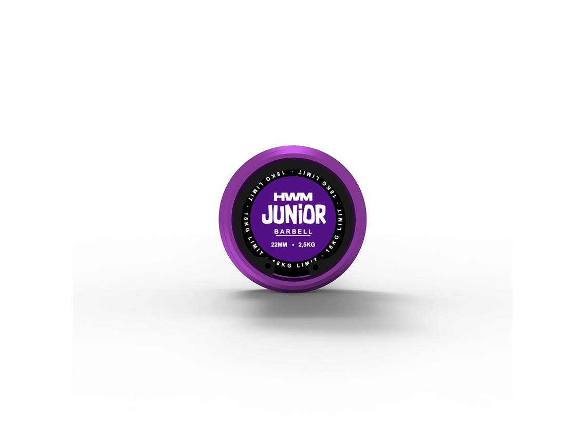 Barra Olímpica 2.2kg Junior Series (Morado) | HWM 6