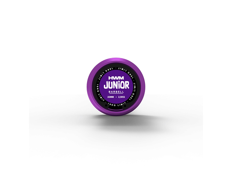 Barra Olímpica 2.2kg Junior Series (Morado) | HWM 6