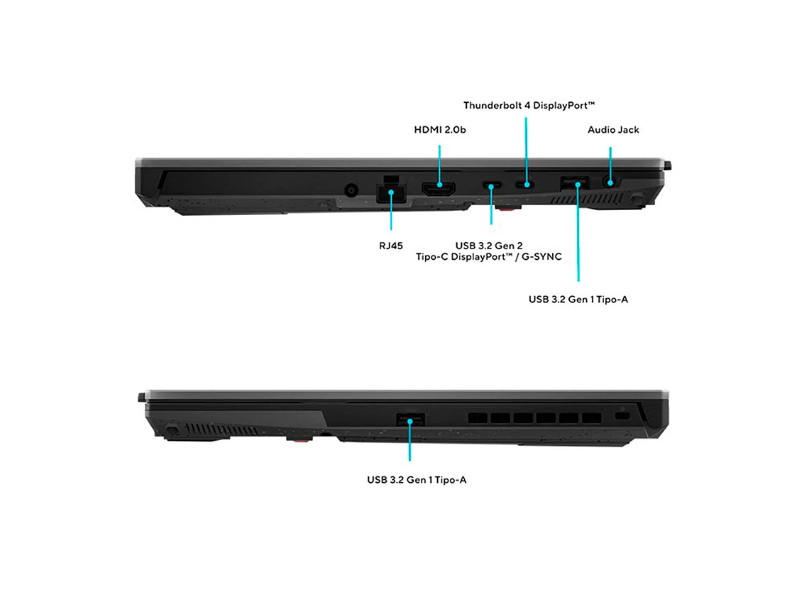 NOTEBOOK GAMER ASUS TUF F15 FX507ZC4 INTEL CORE I5 8GB RAM 512GB SSD NVIDIA RTX 3050 15.6 2