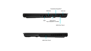 NOTEBOOK GAMER ASUS TUF F15 FX507ZC4 INTEL CORE I5 8GB RAM 512GB SSD NVIDIA RTX 3050 15.6