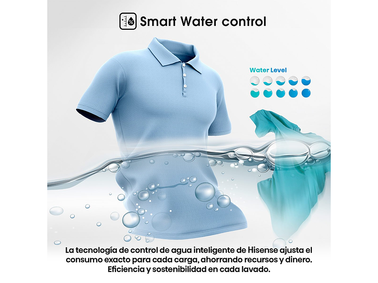 LAVADORA CARGA SUPERIOR HISENSE WT3J1323UT 13KG GRIS 12