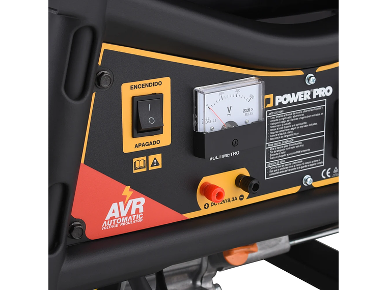 GENERADOR MONOFÁSICO POWER PRO GE2200V 2.2 KVA GASOLINA 4