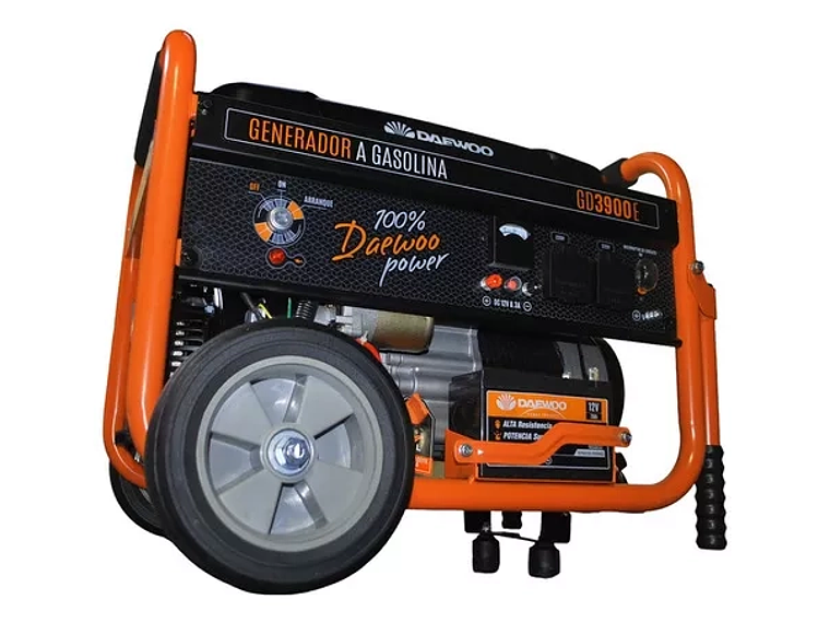 GENERADOR ELÉCTRICO DAEWOO A GASOLINA 3000 W 7 HP 4T GD3900E 3