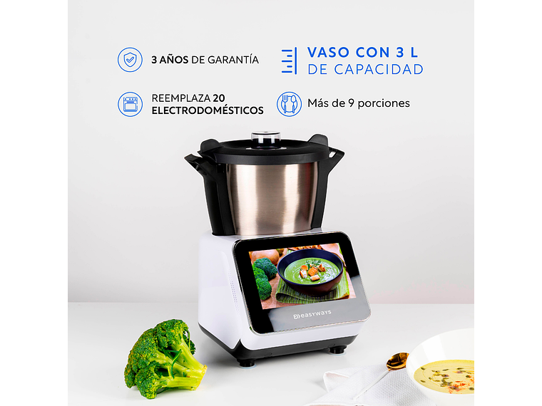 ROBOT DE COCINA KITCHEN GRAND CONNECT 3 L EASYWAYS 5