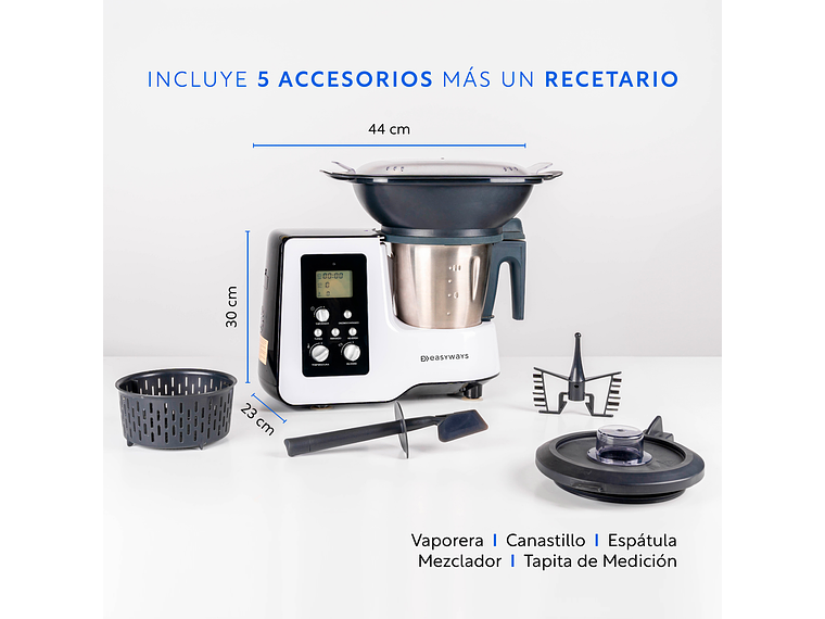 ROBOT DE COCINA KITCHEN PRO 2 L EASYWAYS 5