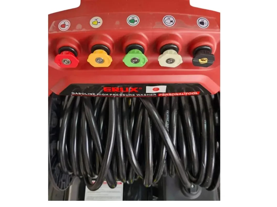 HIDROLAVADORA A BENCINA INDUSTRIAL 7,5 HP 12 METROS MAGUERA 2