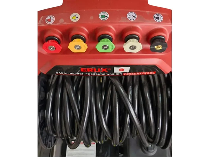 HIDROLAVADORA A BENCINA INDUSTRIAL 7,5 HP 12 METROS MAGUERA 2