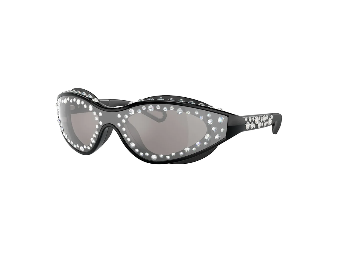 GAFAS DE SOL CON CORREA, CON FORMA DE GAFAS DE NATACIÓN, NEGRAS SWA5691733 1