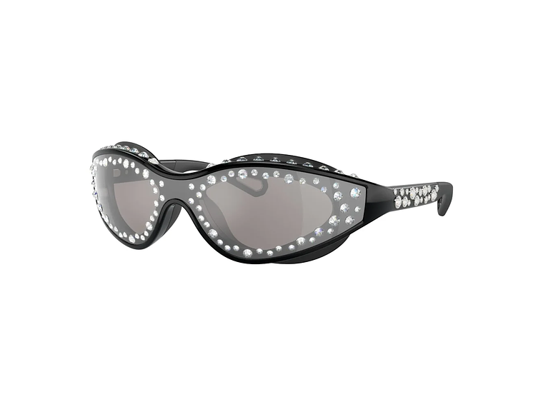 GAFAS DE SOL CON CORREA, CON FORMA DE GAFAS DE NATACIÓN, NEGRAS SWA5691733 1