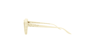 GAFAS DE SOL GUCCI DE ACETATO CON MONTURA DE GATO PARA MUJER EN MARFIL