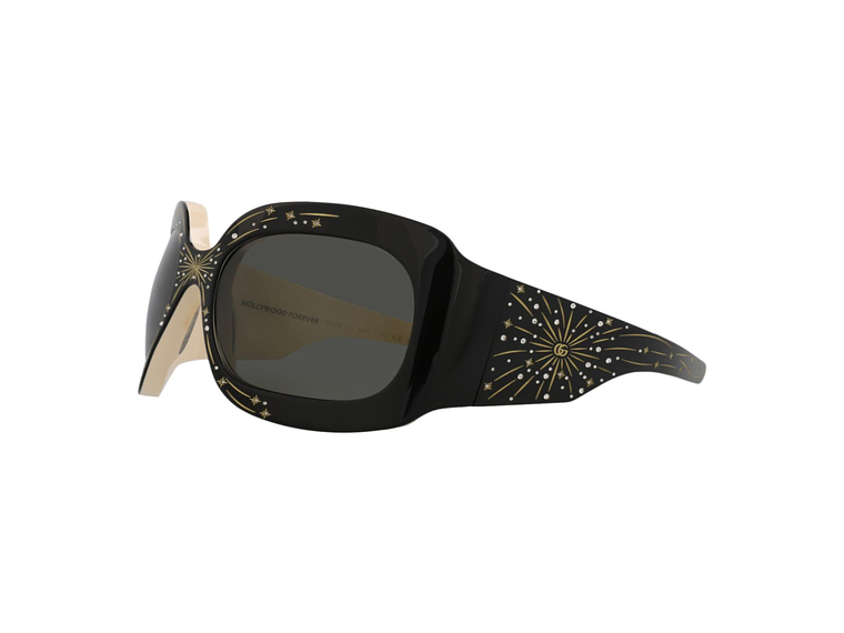 GAFAS DE SOL GUCCI SHIELD-FRAME DE ACETATO PARA MUJER EN NEGRO Y GRIS 3