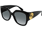 LENTES DE SOL NEGRO DEGRADADOS GUCCI - Miniatura 1