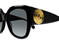 LENTES DE SOL NEGRO DEGRADADOS GUCCI - Miniatura 3