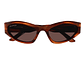 LENTES DE SOL MARRON BALENCIAGA - Miniatura 3