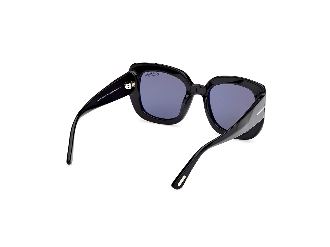 LENTES DE SOL CARLA-02 NEGRO POLARIZADOS TOM FORD 6