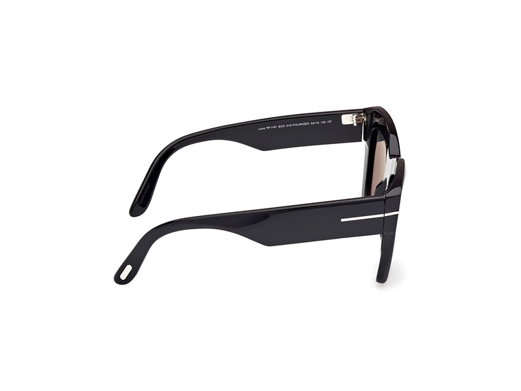 LENTES DE SOL LUNA NEGRO BRILLANTE POLARIZADOS TOM FORD 4
