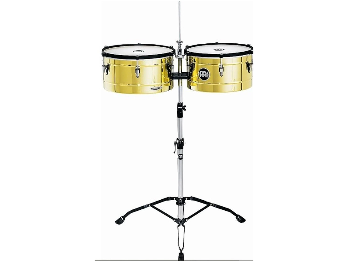 TIMBALES 14 & 15 MARATHON SERIES BRASS MT1415B MEINL PERCUSSION 1